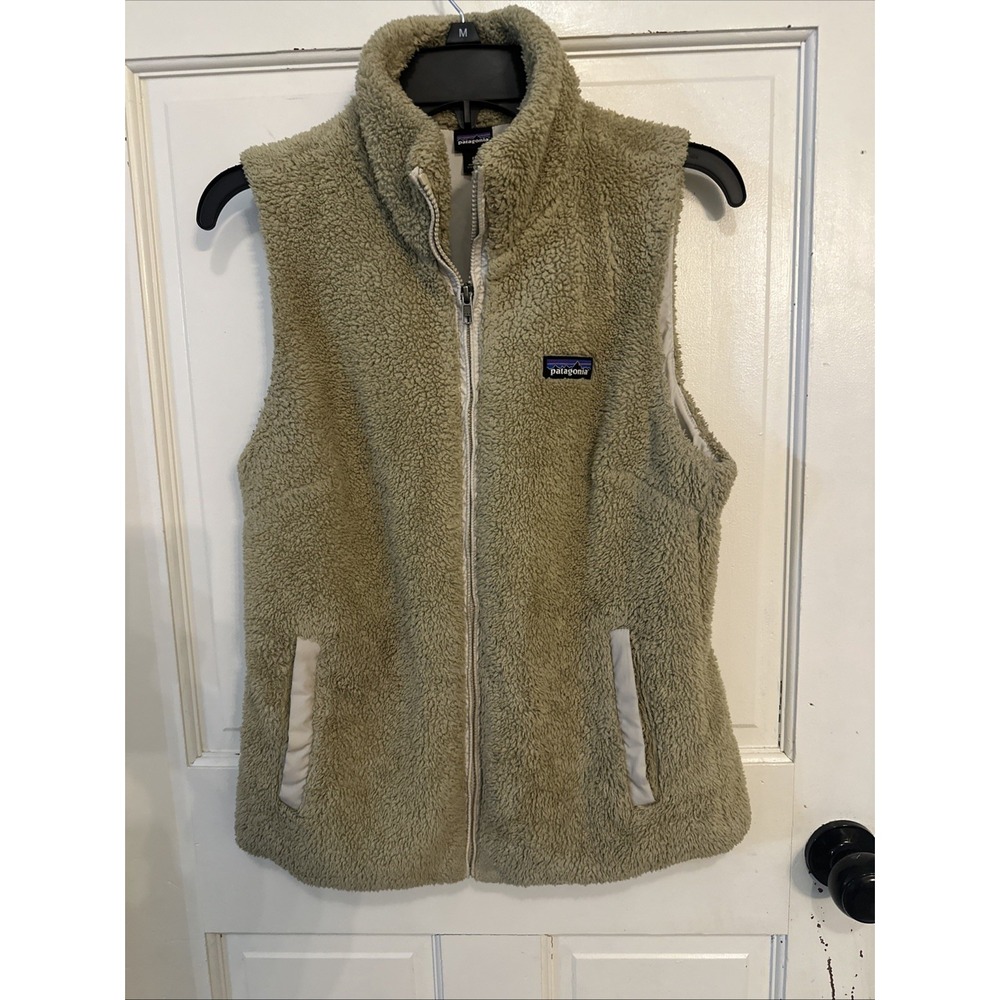 PATAGONIA los gatos vest Seabird Grey (khaki) Women's Outerwear Sz Med. Vintage